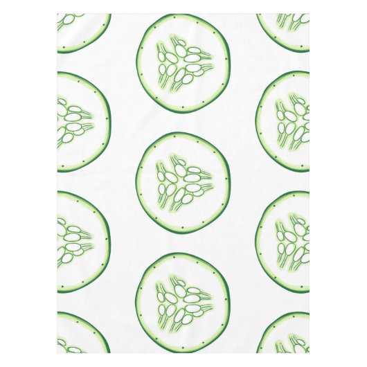 Nappe Motif de tranches de concombre (Devant)