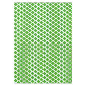 Nappe Motif de trèfle vert à quatre feuilles sur blanc (Devant)