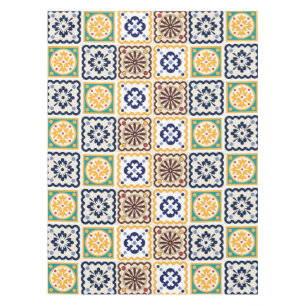 Nappe motif de tuiles agrées
