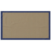 Nappe Motif de tuiles tan et gris (Devant (Horizontal))