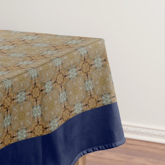 Nappe Motif de tuiles tan et gris (In Situ)