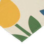 Nappe Motif de tulipe coloré (Angle)