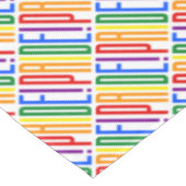 Nappe Motif de typographie d'arc-en-ciel de gay pride de (Angle)