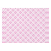 Nappe Motif de vacances de Noël à tartan rose clair (Devant (Horizontal))