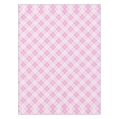 Nappe Motif de vacances de Noël à tartan rose clair (Devant)