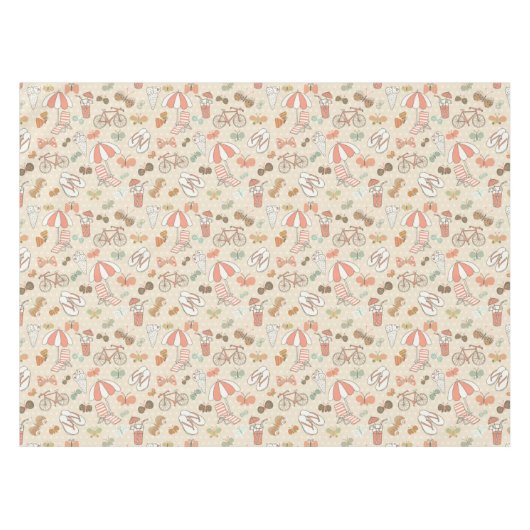 Nappe Motif de vacances d'été (Devant (Horizontal))