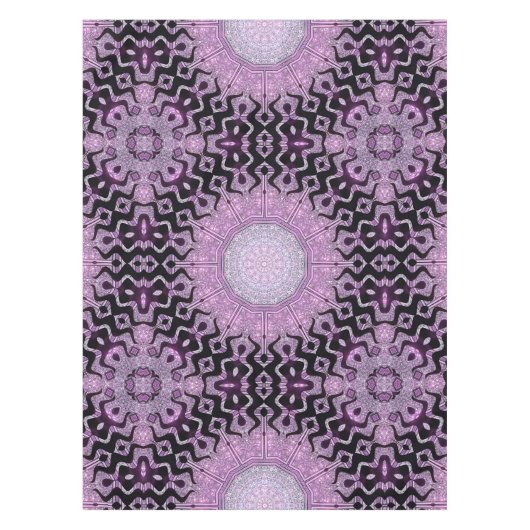 Nappe Motif de vagues tribales violettes (Devant)