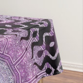 Nappe Motif de vagues tribales violettes (In Situ)