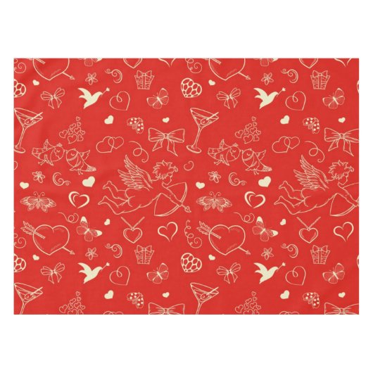 Nappe Motif de Valentine (Devant (Horizontal))