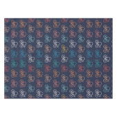 Nappe Motif de vélos multicolores (Devant (Horizontal))