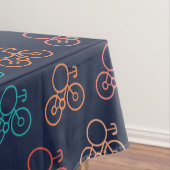 Nappe Motif de vélos multicolores (In Situ)