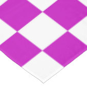 Nappe Motif de vérification À damiers blanc violet (Angle)