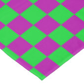 Nappe Motif de vérification À damiers vert pourpre (Angle)