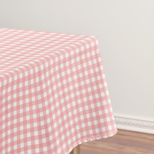 Nappe Motif de vérification En vichy rose pâle (In Situ)
