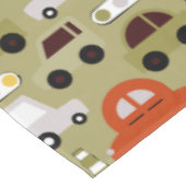 Nappe Motif de voitures orange (Angle)