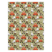 Nappe Motif de voitures orange (Devant)