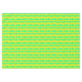 Nappe Motif de zigzag néon vert clair et jaune (Devant (Horizontal))