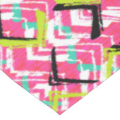 Nappe Motif de zigzag rose tiré par la main (Angle)