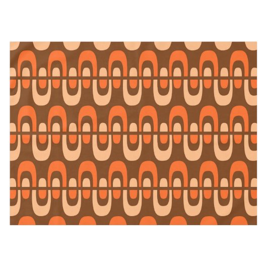 Nappe Motif de Zipper atomique moderne du milieu du sièc (Devant (Horizontal))