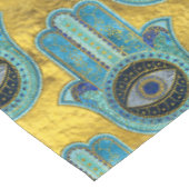 Nappe Motif décoratif de main de Hamsa sur l'or (Angle)