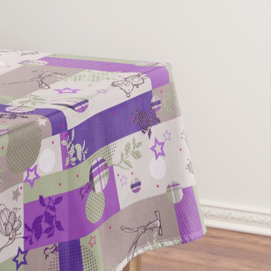 Nappe Motif d'édredon de bébé (In Situ)