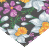 Nappe Motif d'élégance avec les fleurs 2 de narcisse (Angle)