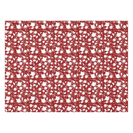 Nappe Motif d'éléments de cuisine (Devant (Horizontal))