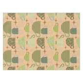 Nappe Motif d'enseignement du corail du milieu du siècle (Devant (Horizontal))