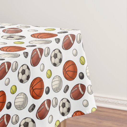 Nappe Motif d'équipements sportifs (In Situ)