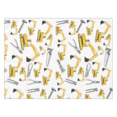 Nappe Motif des camions et des outils de construction de (Devant (Horizontal))