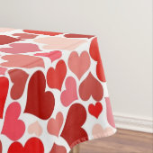 Nappe Motif Des Coeurs, Coeurs Rouges, Amour (In Situ)