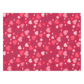Nappe Motif des coeurs de la Saint-Valentin rouge (Devant (Horizontal))