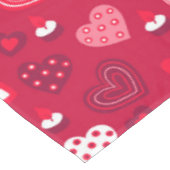 Nappe Motif des coeurs de la Saint-Valentin rouge (Angle)