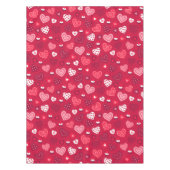 Nappe Motif des coeurs de la Saint-Valentin rouge (Devant)