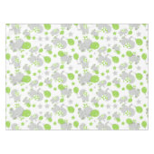Nappe Motif Des Eléphants, Eléphants Mignons - Grey Vert (Devant (Horizontal))