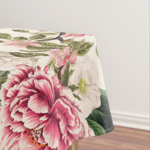 Nappe Motif des fleurs du jardin botanique Vintage 