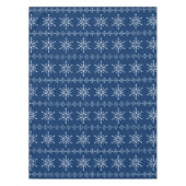 Nappe Motif des flocons blancs et bleus de Noël (Devant)