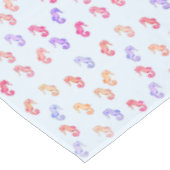 Nappe Motif des hippocampes colorés (Angle)