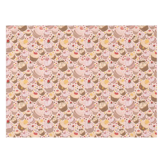 Nappe Motif des petits gâteaux de célébration (Devant (Horizontal))