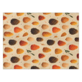 Nappe Motif des Pinecones d'hiver chauds (Devant (Horizontal))