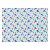 Nappe Motif des rennes, des arbres de Noël et des flocon (Devant (Horizontal))