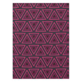 Nappe Motif des triangles roses (Devant)