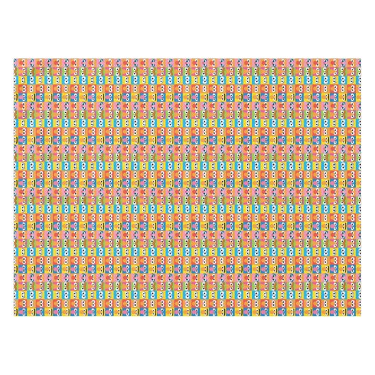 Nappe Motif des yeux de caractère de rue Sésame (Devant (Horizontal))