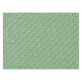 Nappe Motif d'escalier à rayures vert olive (Devant (Horizontal))
