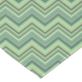 Nappe Motif d'escalier à rayures vert olive (Angle)