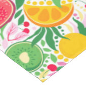 Nappe Motif d'été de l'aquarelle de fruits tropicaux (Angle)