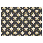 Nappe Motif d'étoiles dorées (Devant (Horizontal))