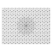 Nappe Motif d'Halloween Black White araignées (Devant (Horizontal))