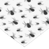 Nappe Motif d'Halloween Black White araignées (Angle)