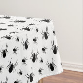 Nappe Motif d'Halloween Black White araignées (In Situ)